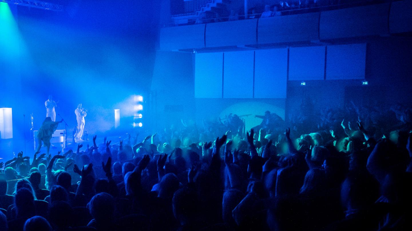 Konsertbild på publiken i Gävle Konserthus. Foto Erik Larsson.
