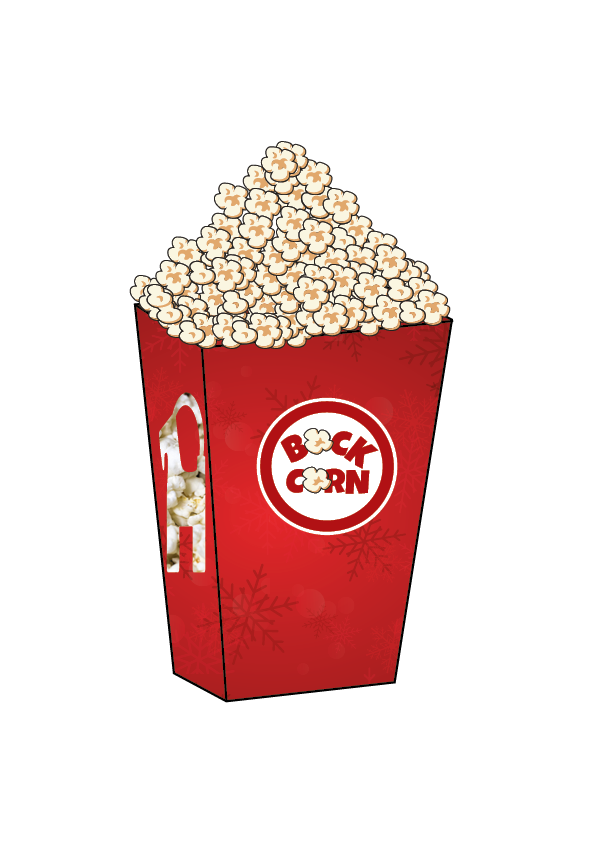 Bockcorn illustration förpackning