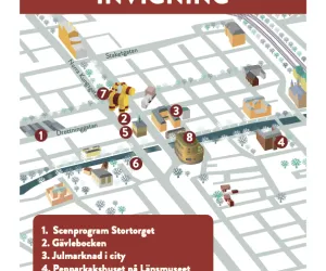 Karta över Gävle invigningen 2025