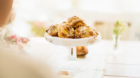 Härligt fat med massor av goda bullar